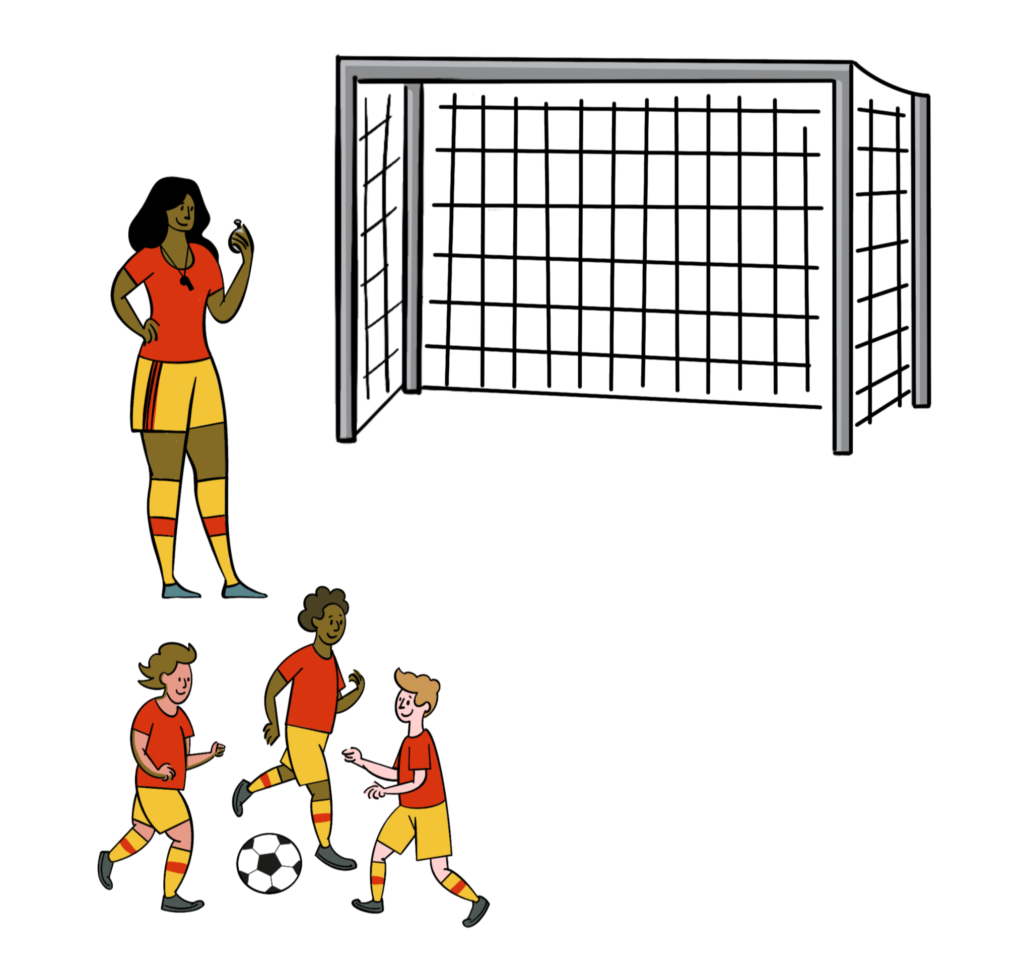 Illustration Fussballverein